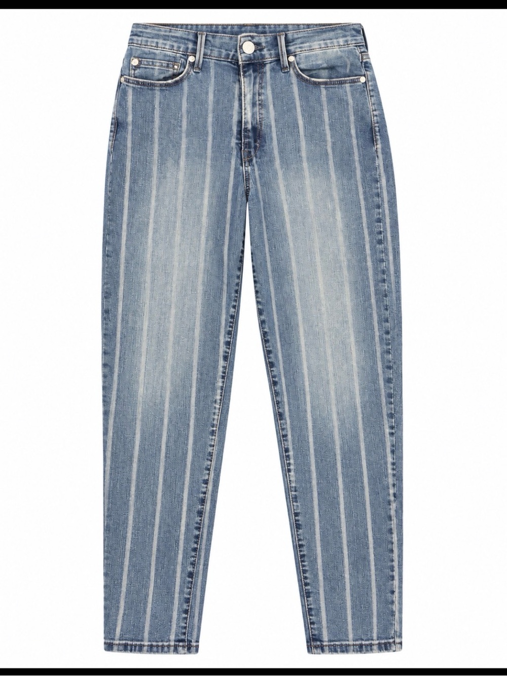 DENIZEN from Levi’s Striped Mom Jeans Size 7 W28